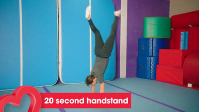 Mark Wright's Team GB handstand challenge | AD image