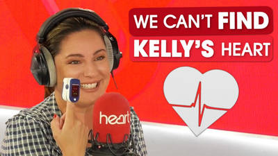JK and Kelly Brook use heart monitors to test their stress levels  image