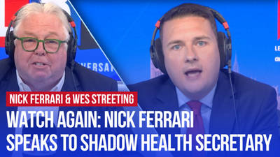 Watch Again: Nick Ferrari speaks to Wes Streeting | 02/07 image
