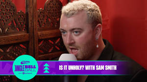 Sam Smith Plays 'Is It Unholy?' With Hilarious Results (Backstage at Capital's Jingle Bell Ball 2022) image
