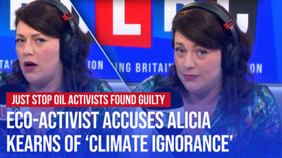 Eco-protester calls Alicia Kearns to accuse her of 'climate ignorance' image
