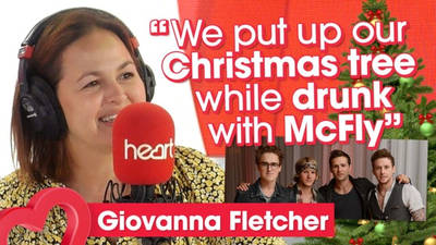 Giovanna Fletcher on putting up her Christmas tree drunk image
