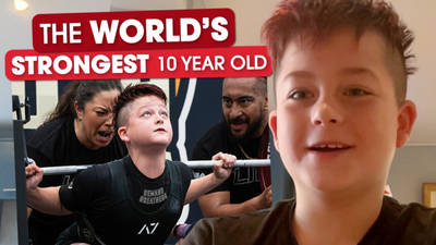 Meet the worlds strongest 10-year-old Rowan O'Malley! image