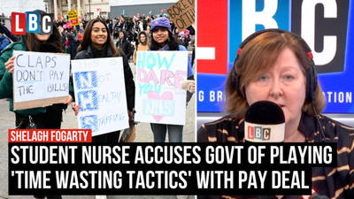 Student nurse accuses the govt of playing 'time wasting tactics' with 'non-consolidated' pay deal image