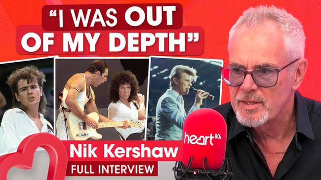 Nik Kershaw relives his "fear" around Live Aid