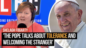 Shelagh Fogarty praises the Pope's 'impressive leadership' on migration image