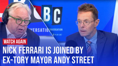 Watch Again: Nick Ferrari is joined by former Conservative mayor Andy Street | 11/07/24 image