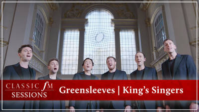 The King's Singers perform 'Greensleeves' at a central London church image