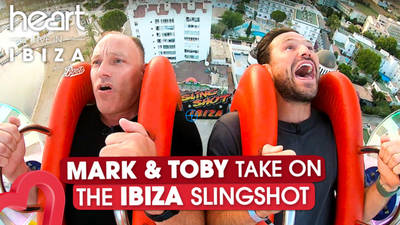 Mark Wright and Toby Anstis take on the Ibiza Slingshot!  image