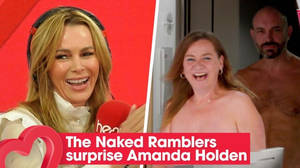 The Naked Ramblers surprised Amanda Holden ahead of her Three Peaks Challenge image