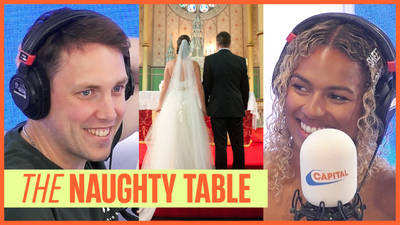 Chris Stark's wedding naughty table theory image