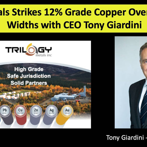 Trilogy Metals Strikes 12% Grade Copper Over Substantial Widths with CEO Tony Giardini