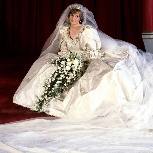 Up close with Princess Diana’s wedding dress