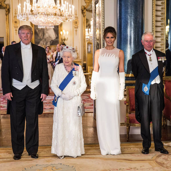 Trumps and tiaras come to dinner at Buckingham Palace