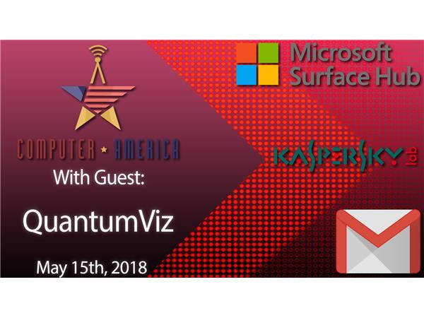 QuantumViz Interview, Surface Hub 2, Facebook Deletes 583M Profiles, Podcasting