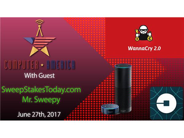 SweepStakesToday.com Interview, WannaCry 2.0, Amazon Intercom, Volkswagon AI