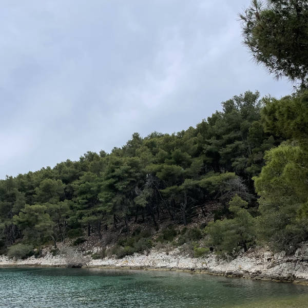 Waves on a pebble beach, Hvar, Croatia on 26th May 2024 – by Eleanor McDowall