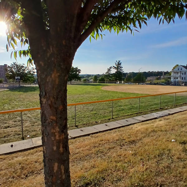 A pickup baseball game in Providence, Rhode Island, one summer evening in August 2024 – by Conor Gillies