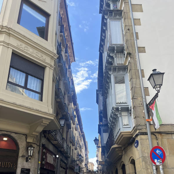 After the race, Old Town, San Sebastian, Spain on 8th September 2024 – by Eleanor Chalmers