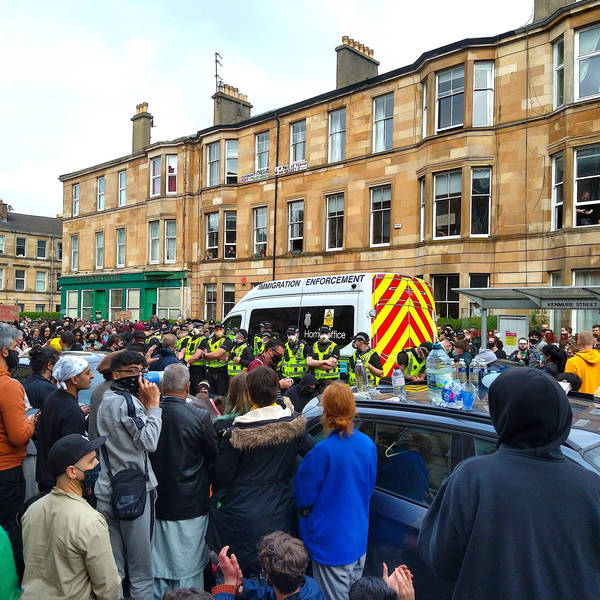 Immigration Van Stand-off, Kenmure Street, Glasgow, Scotland on Thursday 13th May 2021 – by Steve Urquhart