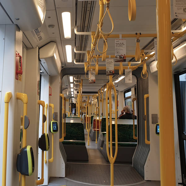 96 Tram Ride from Acland St, St Kilda, to St Kilda Station in Melbourne, Australia on 21st March 2021 – by Lee Davis-Thalbourne
