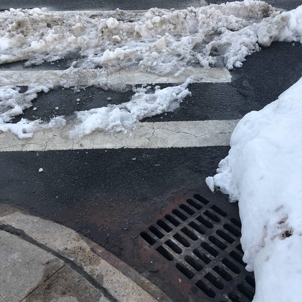 Snow melt, Pearsall Avenue, Bronx, NY, USA on 5th February 2021 – by Ariana Martinez
