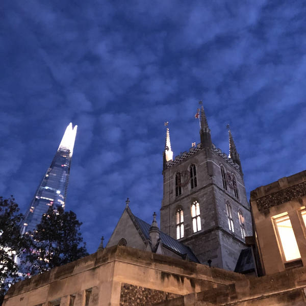 Bells at dusk, Southwark Cathedral, London, UK on 6th October 2021 – by Eleanor McDowall