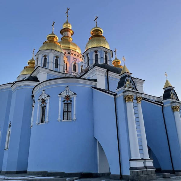 The bells at St Michael’s Golden-Domed Monastery, Kyiv, Ukraine on Sunday 13th February 2022 at 4.43pm – by Barny Smith