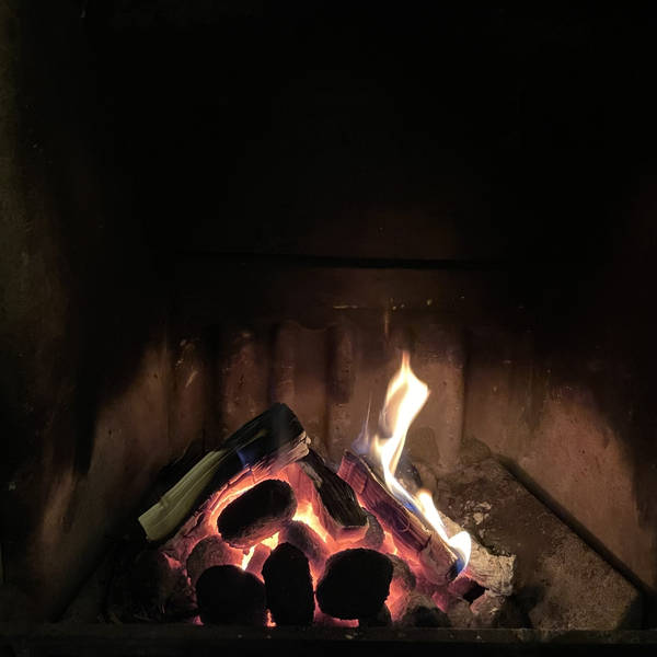 Crackling fire and chimes, London, UK on 9th December 2022 – by Eleanor McDowall
