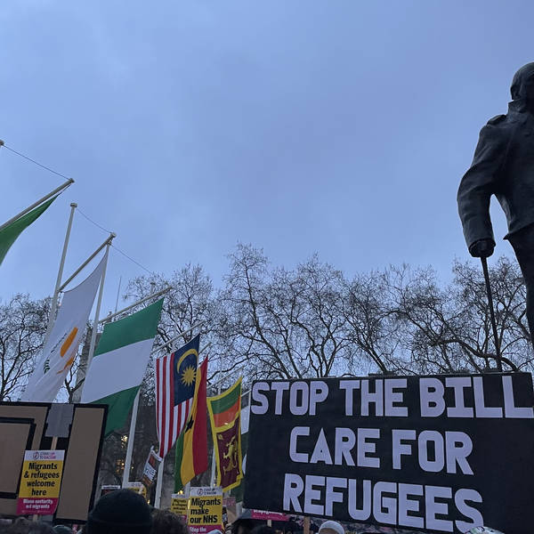 Outside the Houses of Parliament during the second reading of the bill, Parliament Square, London, UK on 13th March 2023