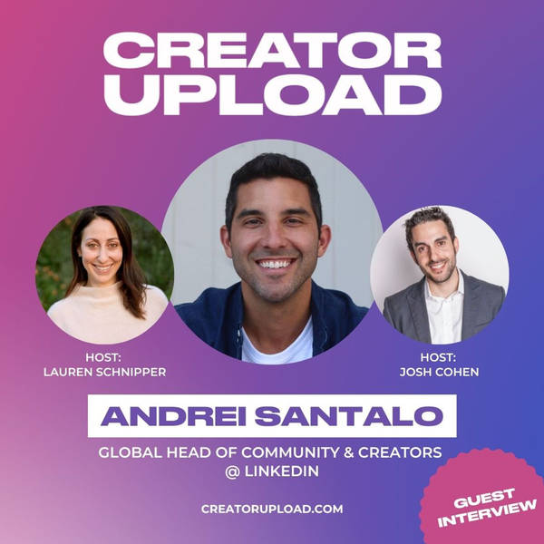 LinkedIn Gets Serious About Creators – The Interview with Andrei Santalo, FB Pulls Podcasts and TikTok Splits Revenue with Creators