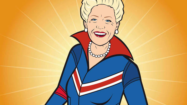 Susan Alberti — the girl who kicked the biggest goal