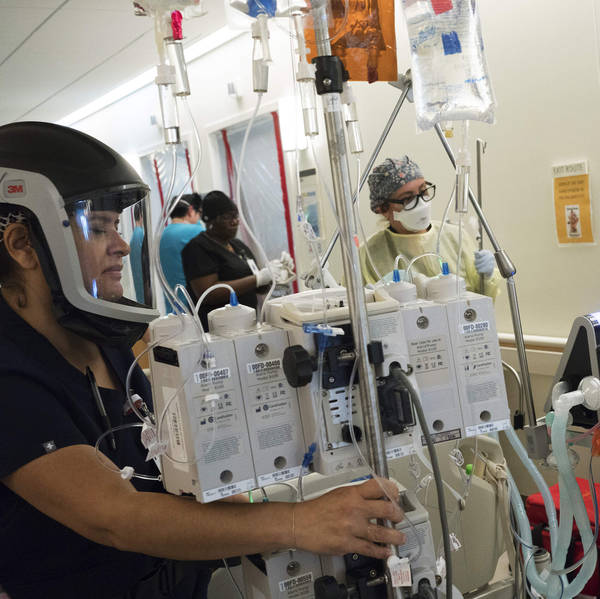'Battlefield Medicine' In Los Angeles ICU As Biden Launches 'Wartime Effort'