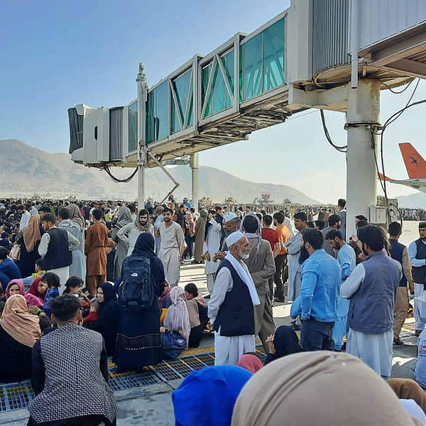 A U.S. Marine's View From Kabul's Airport As the City Fell to the Taliban