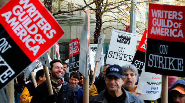 Hollywood Writers Continue Striking