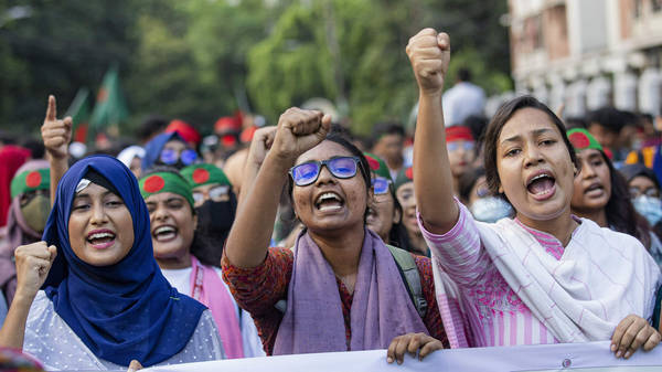 Bangladesh's student protestors are now helping to run the country