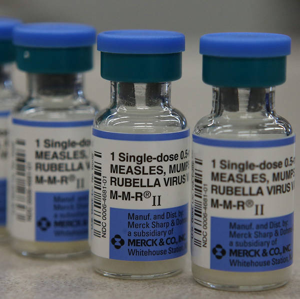 Measles cases are up and childhood vaccinations are down