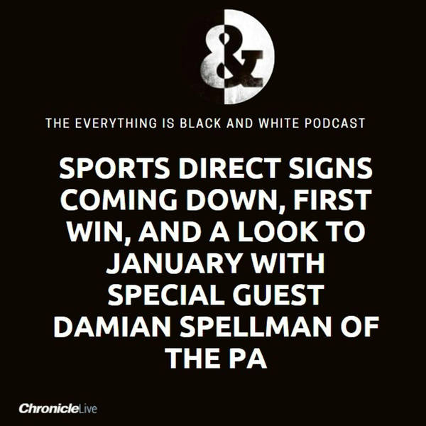 Sports Direct signs coming down, first win secured, buzz around the club and looking to January with special guest the PA's Damian Spellman