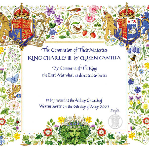 It's Queen Camilla on the Coronation invitations - but who is on the balcony?