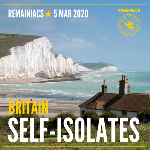 Britain self-isolates