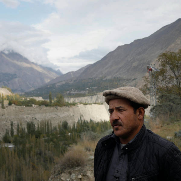 The town threatened by a melting glacier