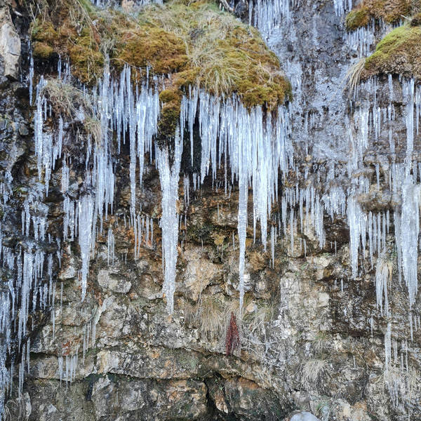 Sound Escape 155. Enjoy the music of melting icicles in the entrance to a cave