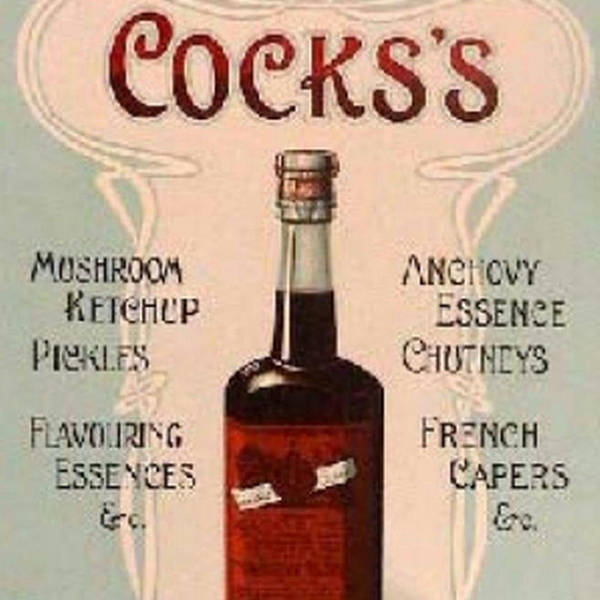 A bottle of Cocks’s Reading Sauce on the table