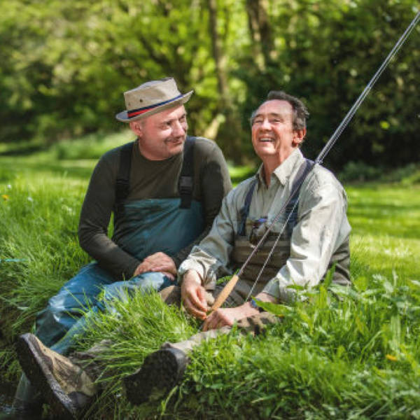 24. A delightful chat with comedian Paul Whitehouse about his new fishing series with Bob Mortimer