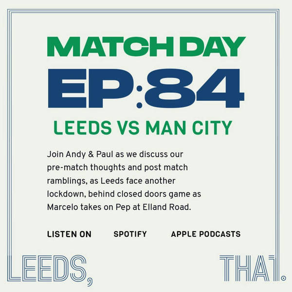 84 | Match Day - Manchester City (H) 03.10.20