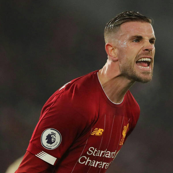 Blood Red: Liverpool are bound for the title - and how good it will be to see Jordan Henderson lift it