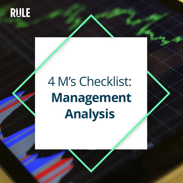 270- Four Ms Checklist: Management Analysis