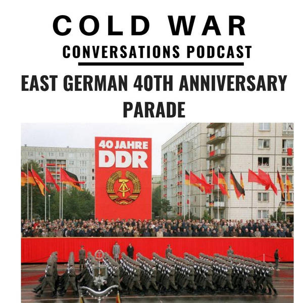 Cold War East German Army Officer at the 40th Anniversary Parade of East Germany (45)