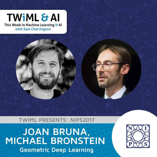 Geometric Deep Learning with Joan Bruna & Michael Bronstein - TWiML Talk #90