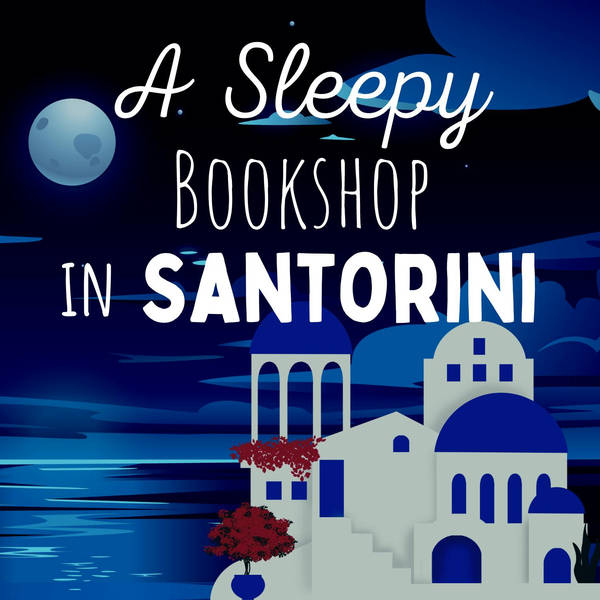 A Sleepy Bookshop in Santorini